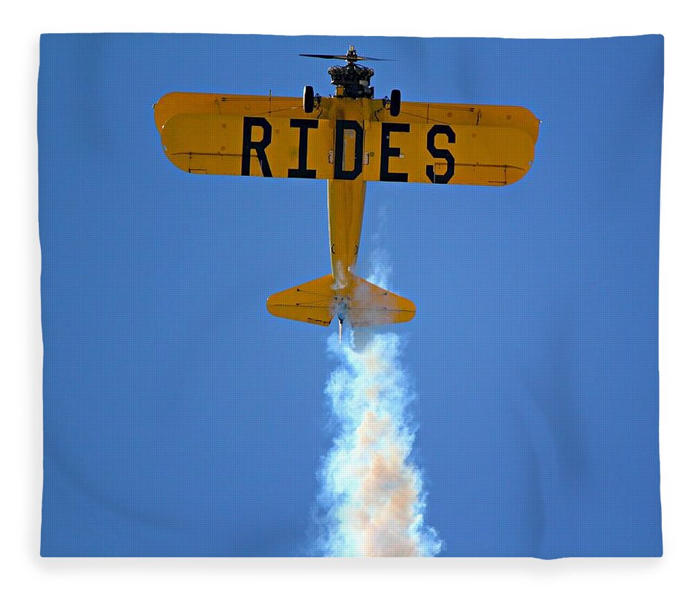 Airplane Fleece Blanket featuring the photograph Rides by Steve Natale