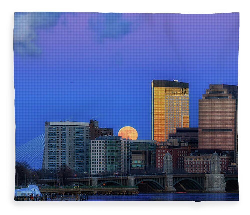 Boston Fleece Blanket featuring the photograph Rising by Sylvia J Zarco