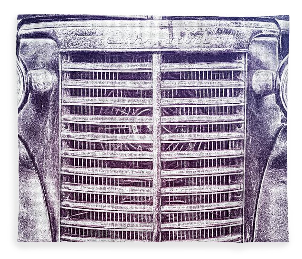 Chevrolet Fleece Blanket featuring the photograph Rusty by Jaroslav Buna