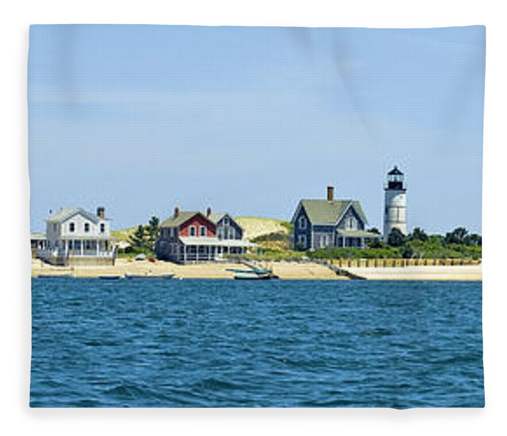 Sailing Fleece Blanket featuring the photograph Sailing around Barnstable Harbor by Charles Harden