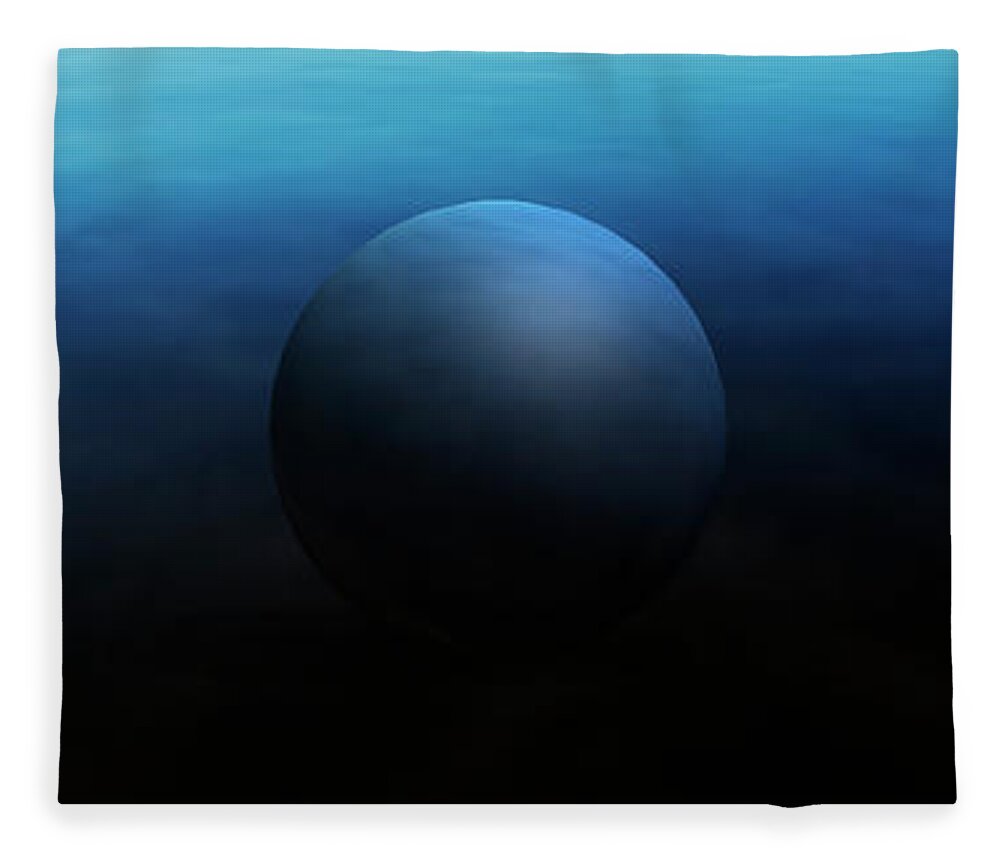 Particles Fleece Blanket featuring the digital art Sand Sphere by Pelo Blanco Photo