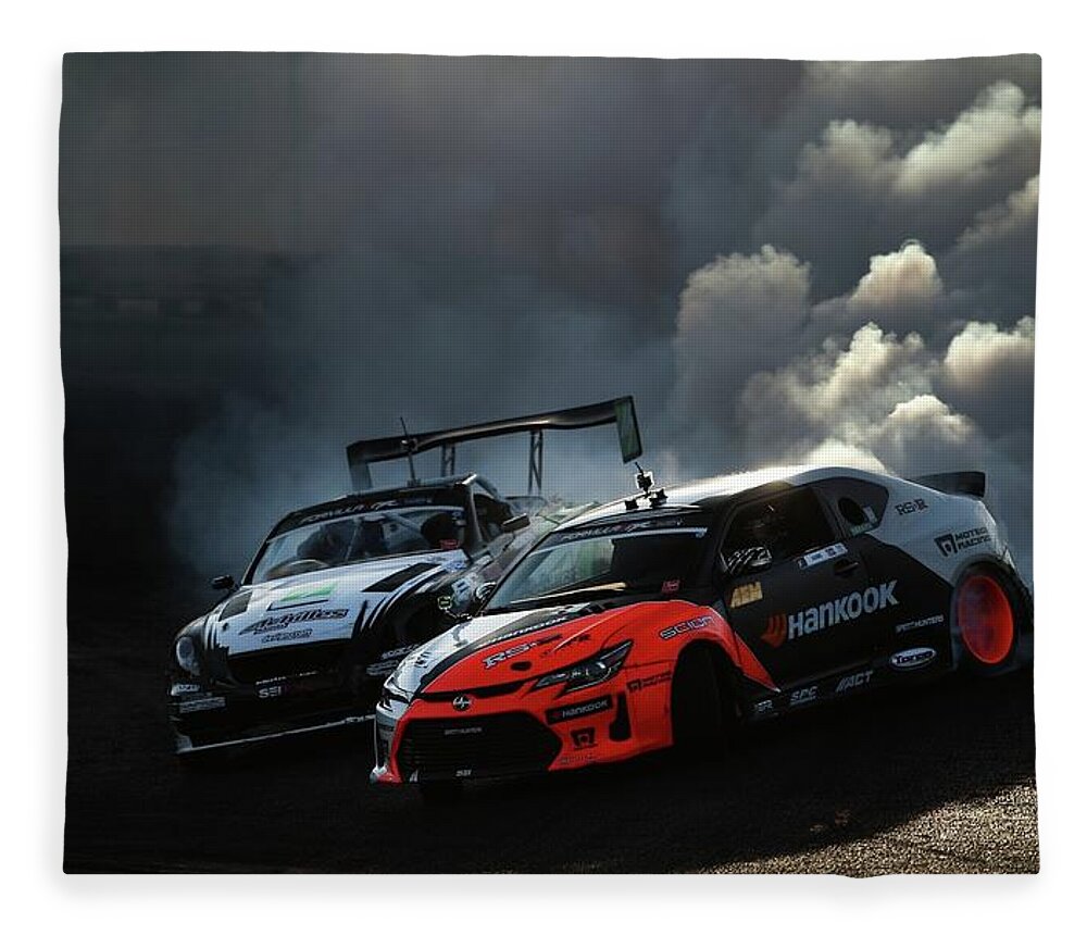 Scion Fr-s Fleece Blanket featuring the photograph Scion FR-S by Jackie Russo