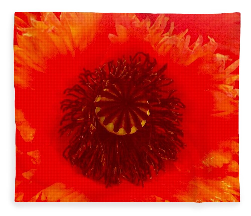 Flower Fleece Blanket featuring the photograph Seattle by Denise Railey