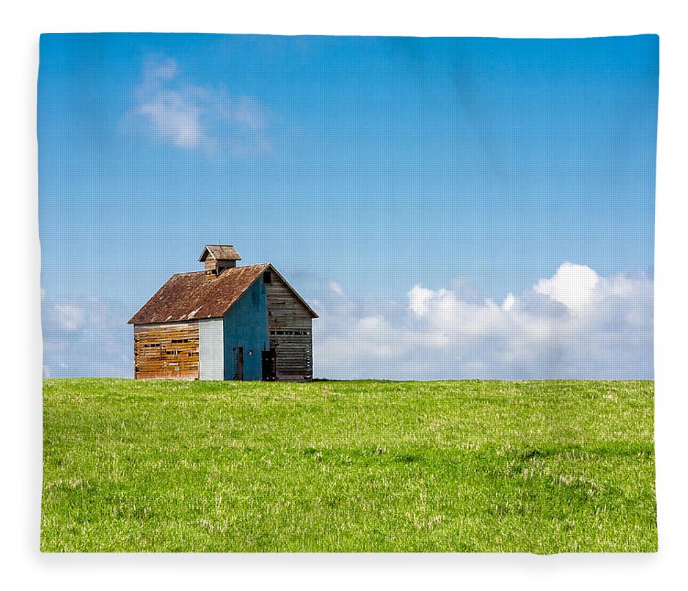 Barn Fleece Blanket featuring the photograph Silent Solemnity by Todd Klassy