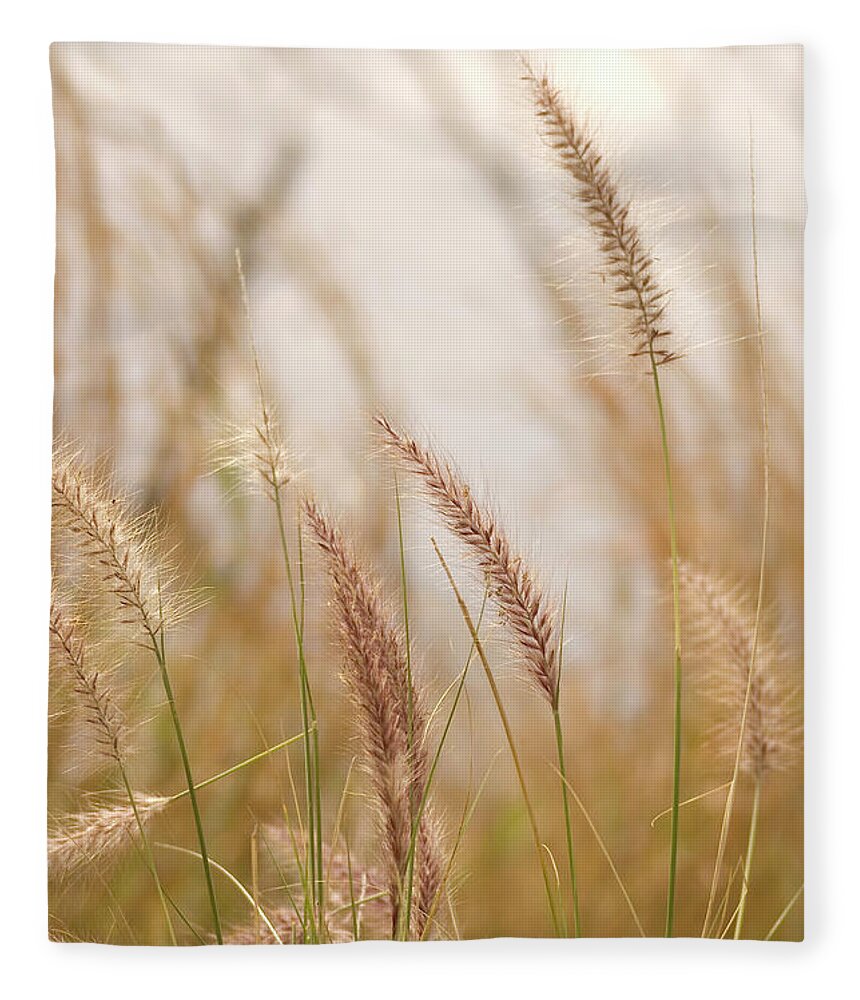 Grass Fleece Blanket featuring the photograph Simply Grass by Vicki Ferrari