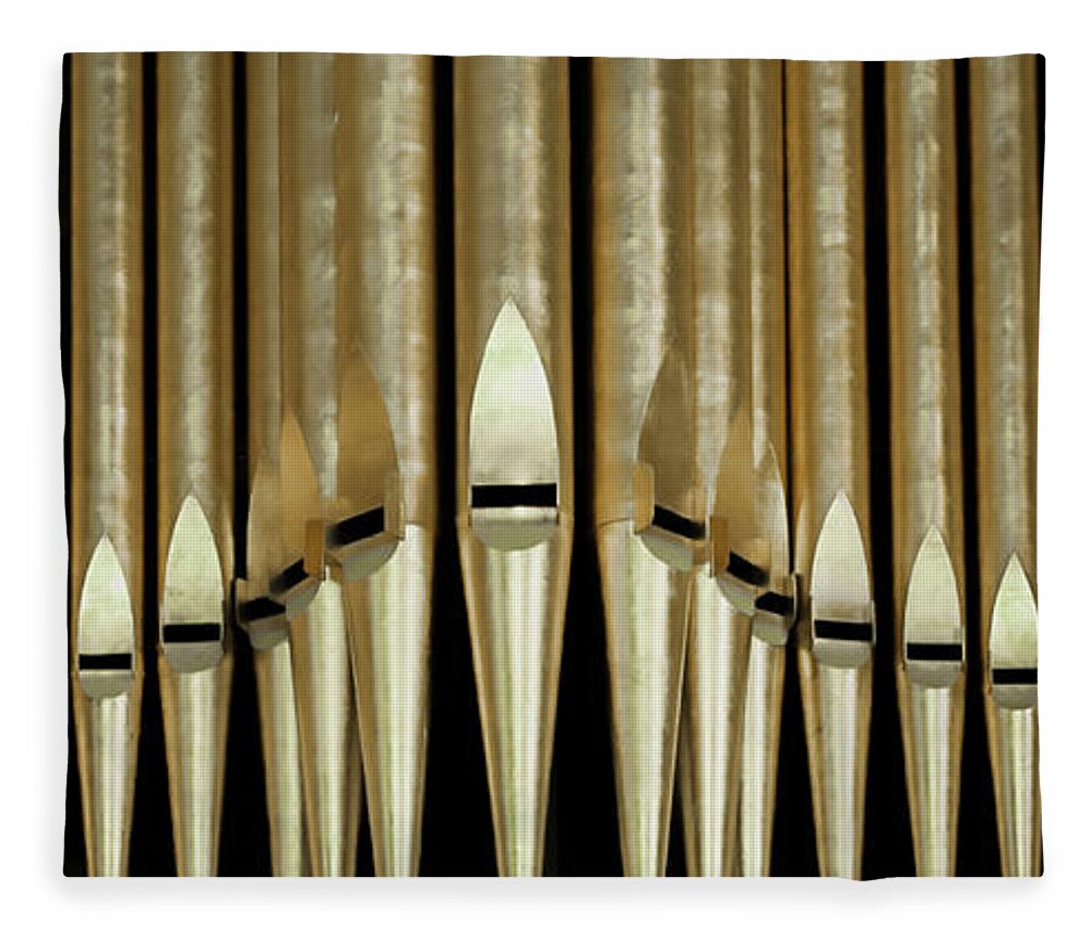 Pipes Fleece Blanket featuring the photograph Singing Pipes by Steven Milner