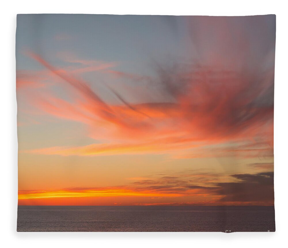 Clouds Fleece Blanket featuring the photograph Sky Painting by Ana V Ramirez