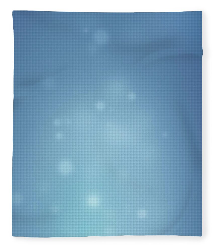 Violet Fleece Blanket featuring the digital art Soft Snow by Archangelus Gallery