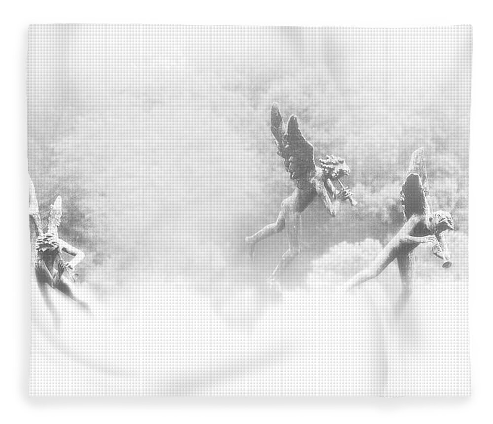 Angels Fleece Blanket featuring the photograph Song of the Angels by Bill Cannon