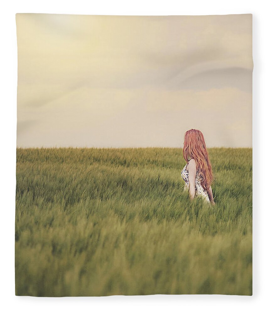 Kremsdorf Fleece Blanket featuring the photograph Soulshine by Evelina Kremsdorf