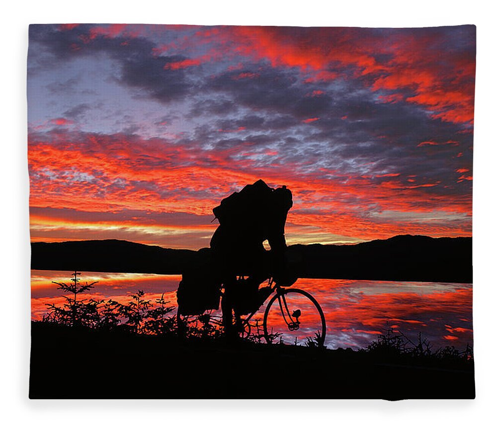 The Walkers Fleece Blanket featuring the photograph Spinning the Wheels of Fortune by The Walkers