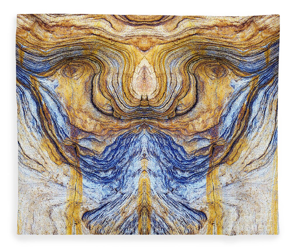 Sandstone Fleece Blanket featuring the photograph Spread Your Wings by Tim Gainey