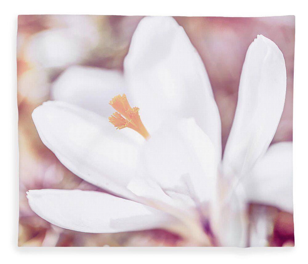 Flower Fleece Blanket featuring the photograph Spring Bloom by Jennifer Grossnickle
