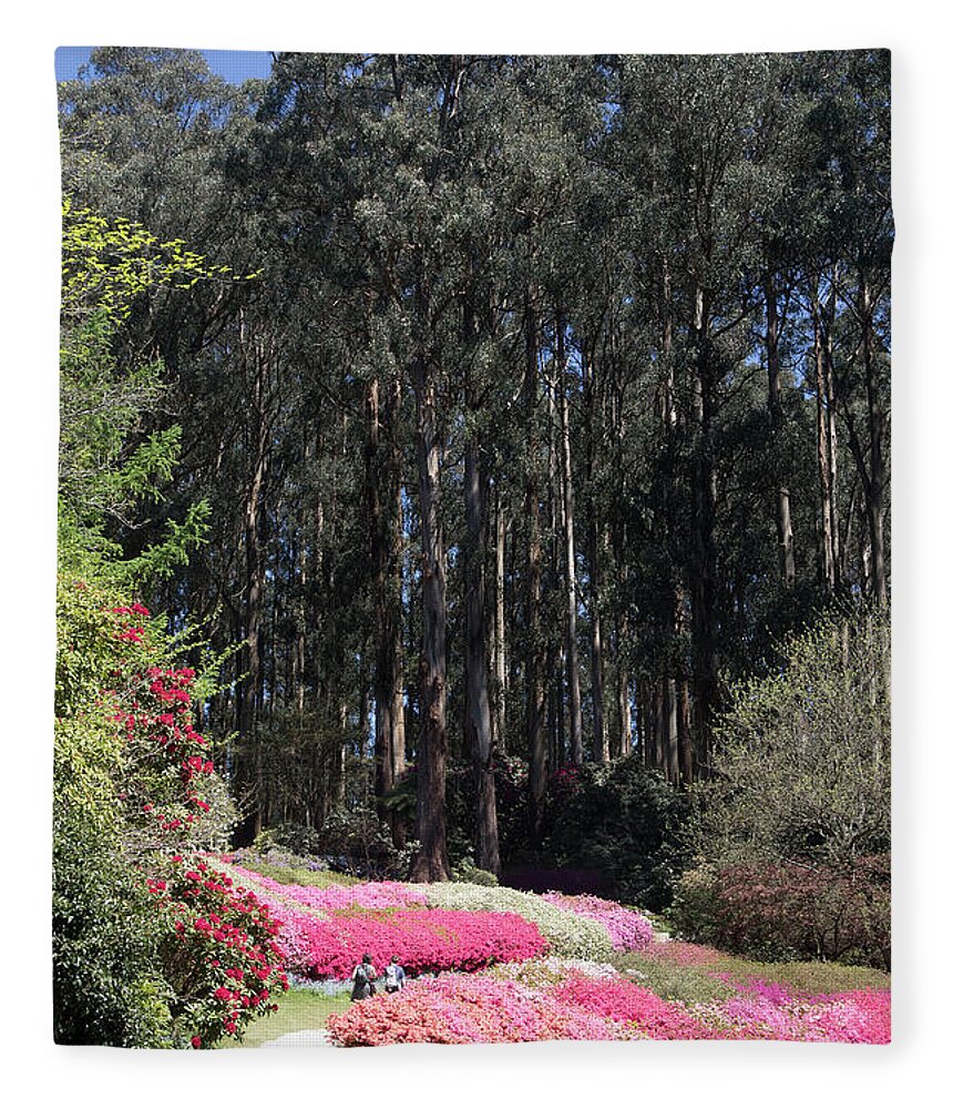 Flower Fleece Blanket featuring the photograph Springtime by Masami IIDA