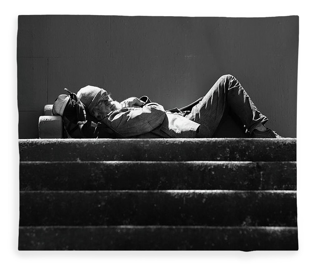 Stairs Fleece Blanket featuring the photograph Stairs to Heaven by J C