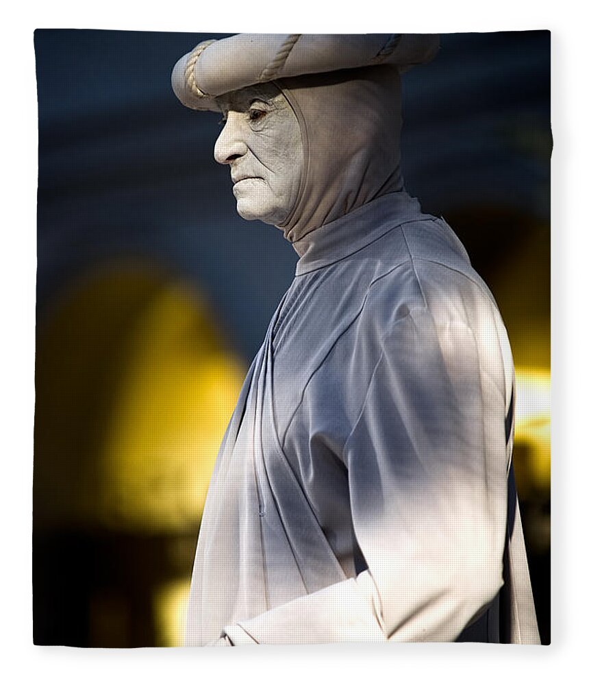 Man Fleece Blanket featuring the photograph Statuesque by Christopher Holmes