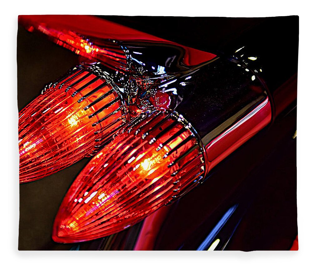 Automobile Fleece Blanket featuring the photograph Stylin' Lights by Richard Gehlbach