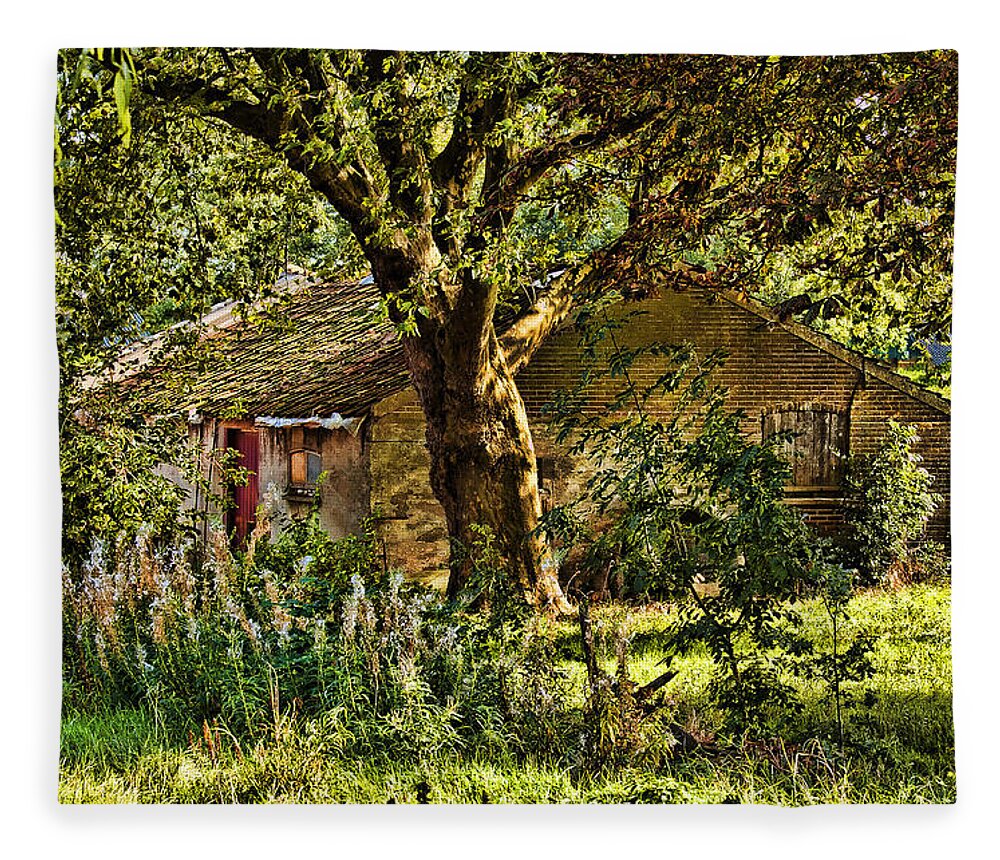 Barn Fleece Blanket featuring the photograph Summer in Holland-2 by Casper Cammeraat
