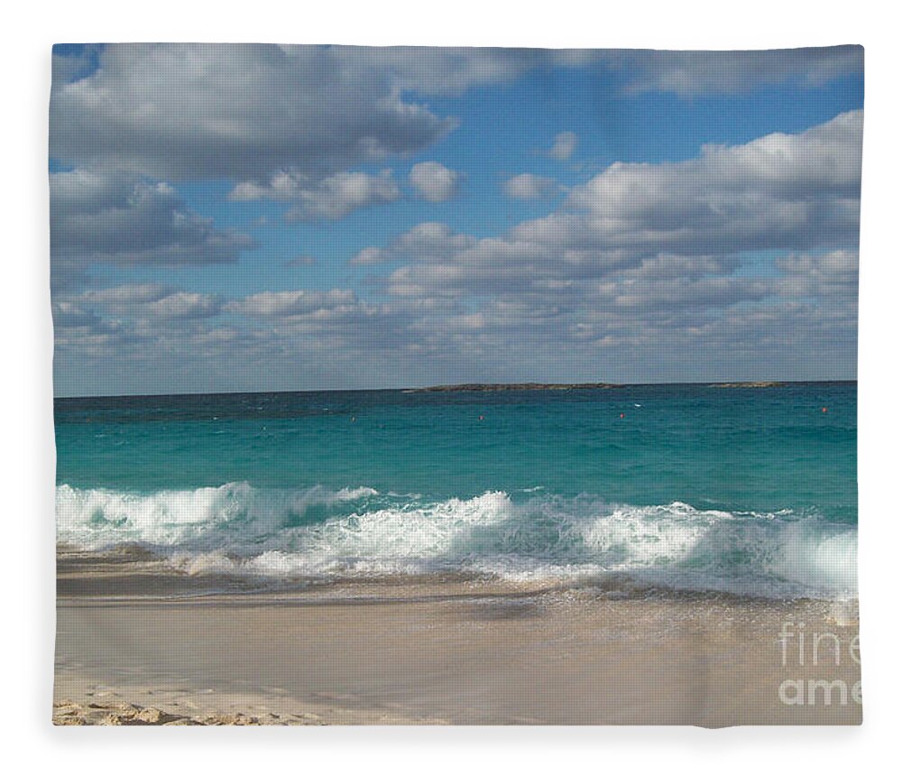 Bahamas Fleece Blanket featuring the photograph Take me to the Bahamas by Gina Sullivan
