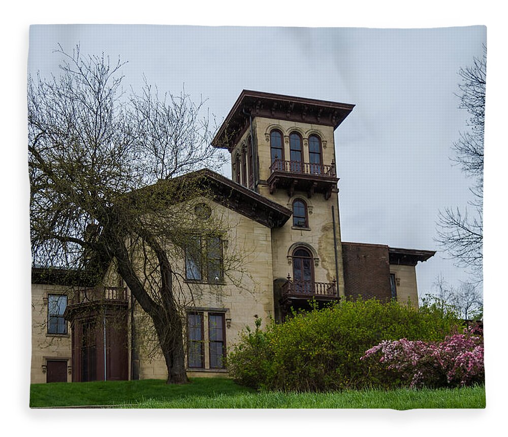 Anchorage Fleece Blanket featuring the photograph The Anchorage - Putnam Villa by Holden The Moment