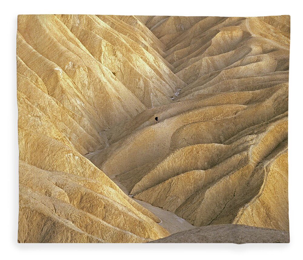 The Walkers Fleece Blanket featuring the photograph The Badlands by The Walkers