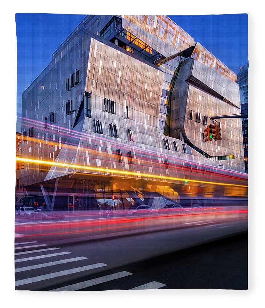 Cooper Union Fleece Blanket featuring the photograph The Cooper Union NYC by Susan Candelario