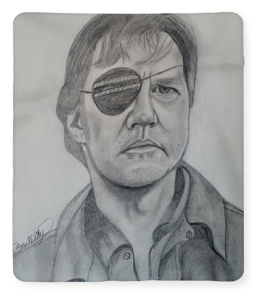The Governor The Walking Dead Fleece Blanket For Sale By Deanna Reilly