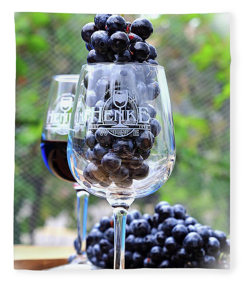 Henke Winery #6 Urban Winery In Us Fleece Blanket featuring the photograph The Grapes are In by PJQandFriends Photography