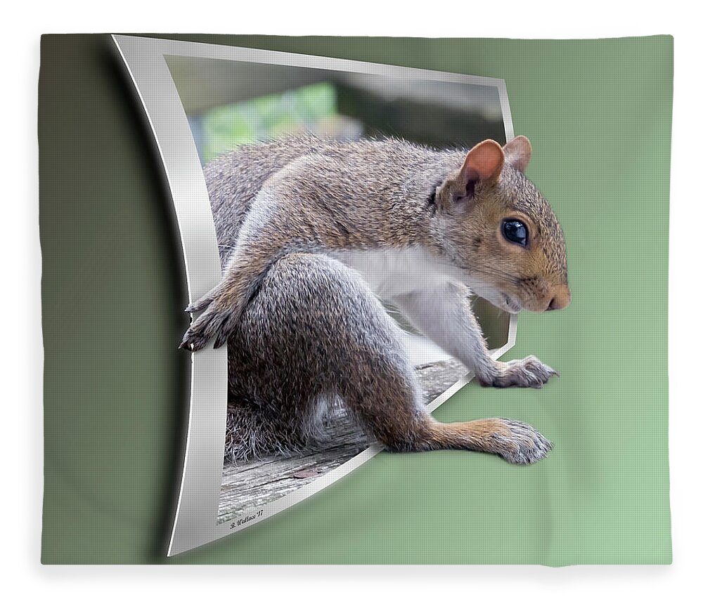 2d Fleece Blanket featuring the photograph The Great Escape by Brian Wallace