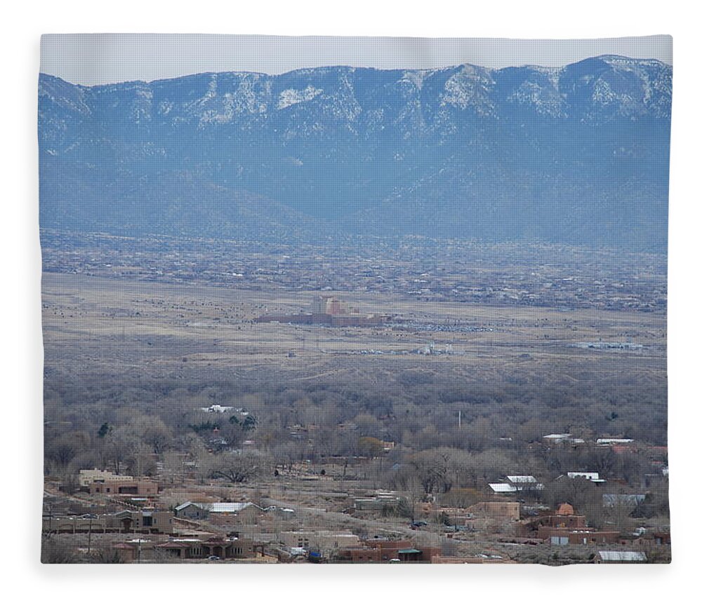 Casino Fleece Blanket featuring the photograph The Indian Casino by Rob Hans