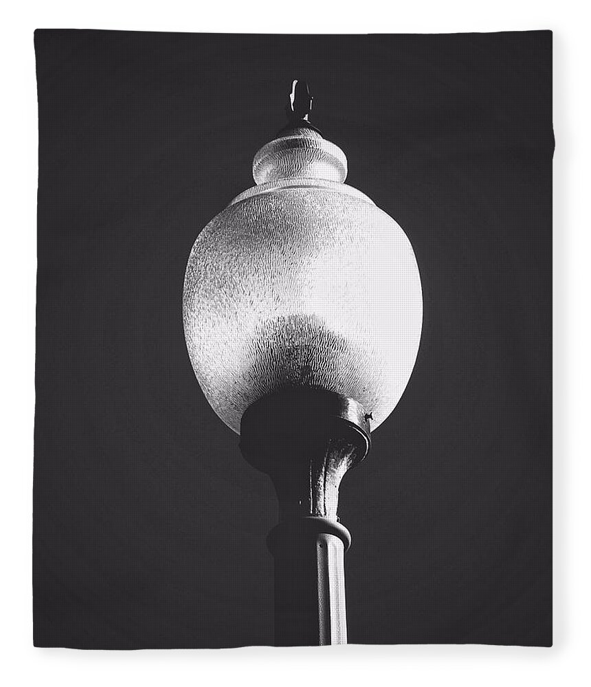 Light Fleece Blanket featuring the photograph The Old Light by Shawn M Greener