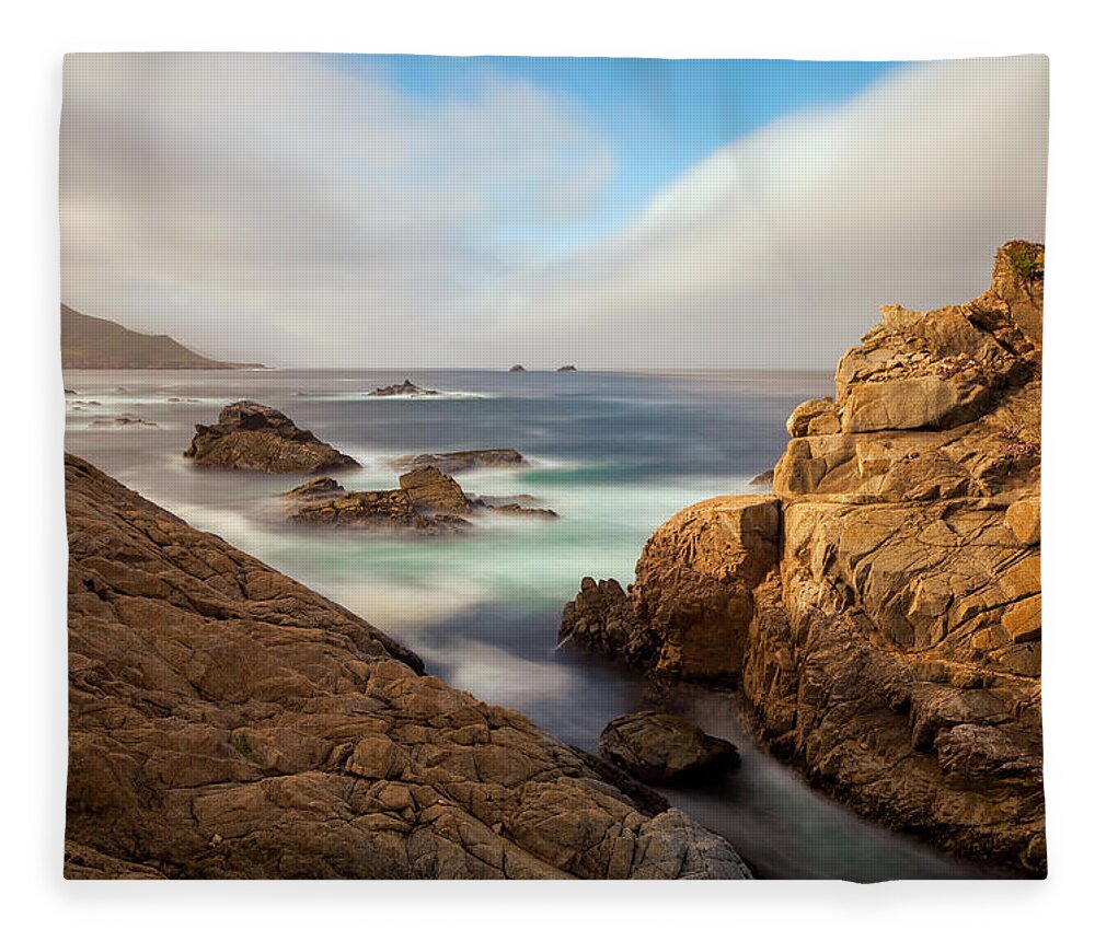American Landscapes Fleece Blanket featuring the photograph The Passage by Jonathan Nguyen