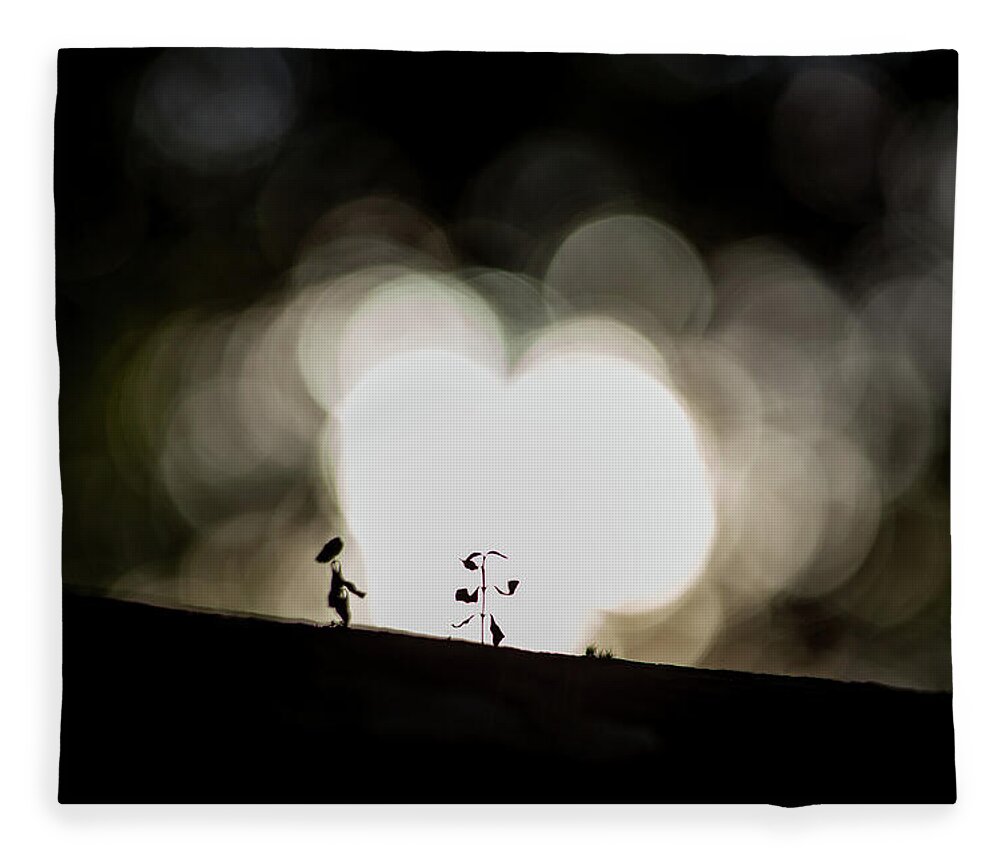 Art In Nature Fleece Blanket featuring the photograph The Proposal by Az Jackson