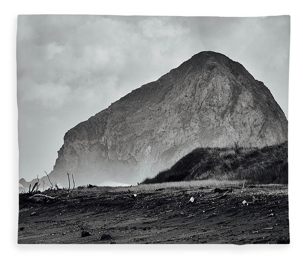 The Rock Fleece Blanket featuring the photograph The Rock by Maria Jansson