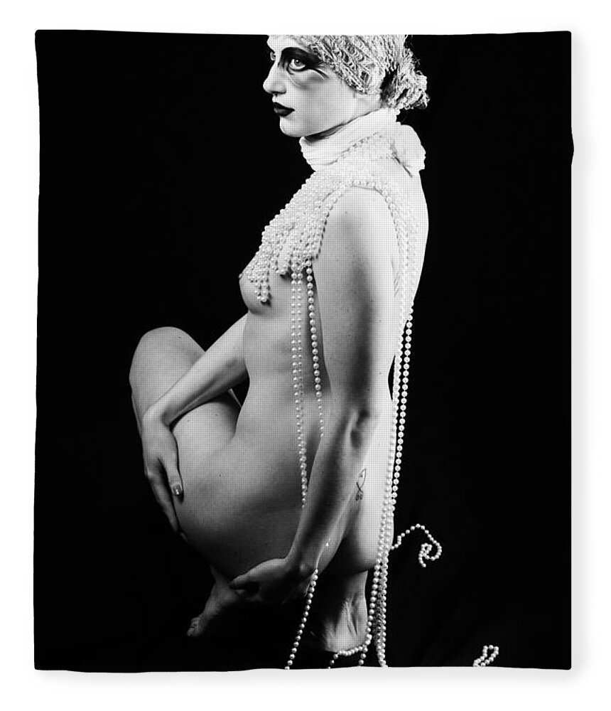 Pearls Fleece Blanket featuring the photograph Theater of jewels by Robert WK Clark