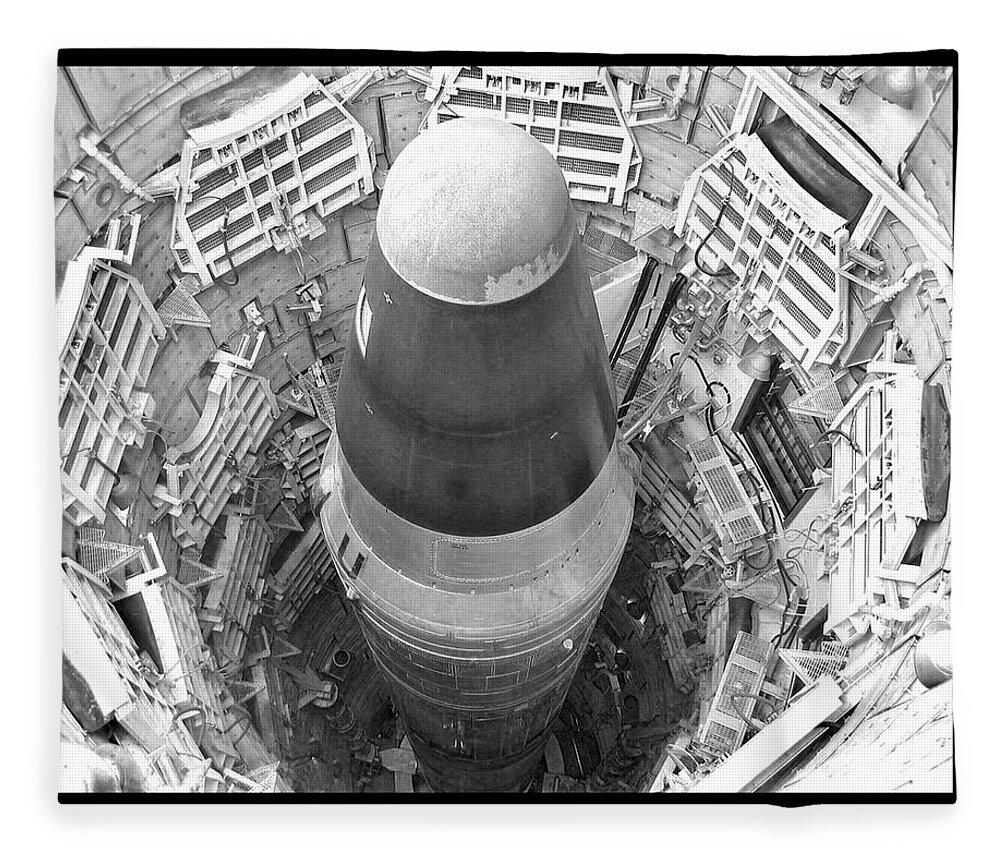Titan Fleece Blanket featuring the photograph Titan Missile Site Museum by Farol Tomson