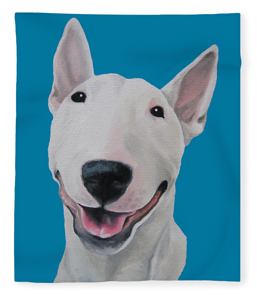 Noewi Fleece Blanket featuring the painting Unconditional by Jindra Noewi