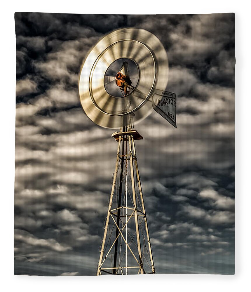 Art Fleece Blanket featuring the photograph Unseen Winds by Gary Migues