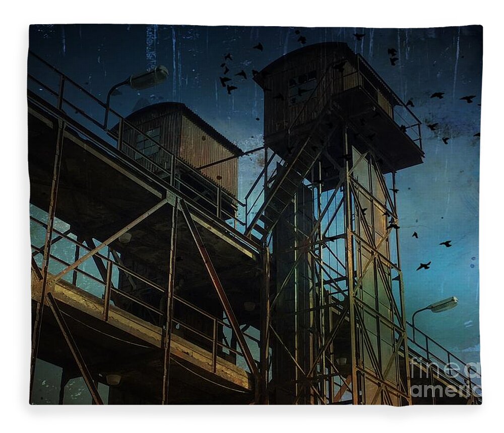 Photography Fleece Blanket featuring the photograph Urban past by Ivana Westin