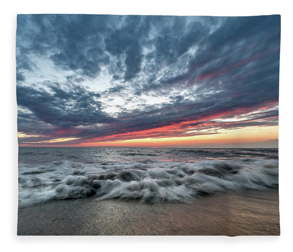 A7s Fleece Blanket featuring the photograph Washed Away by Dave Niedbala