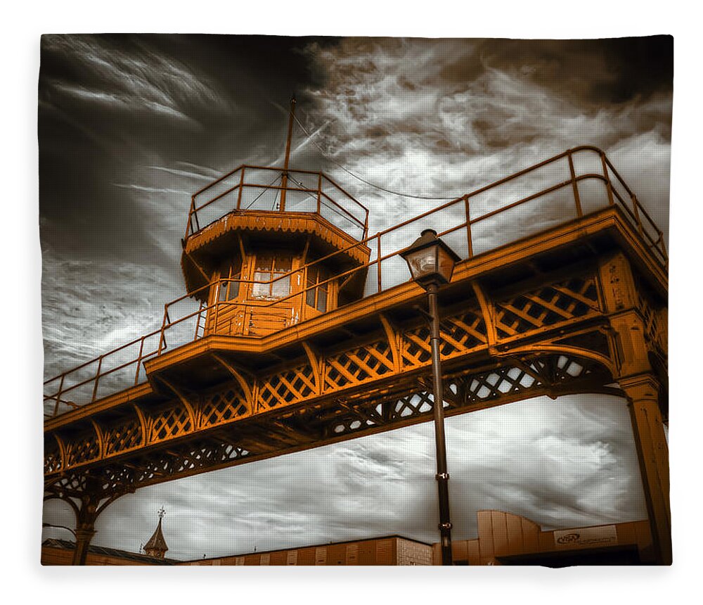 Watchtower Fleece Blanket featuring the photograph All Along The Watchtower by Wayne Sherriff