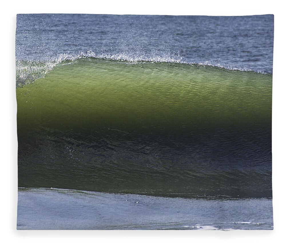 Original Fleece Blanket featuring the photograph Wave #56 by WAZgriffin Digital