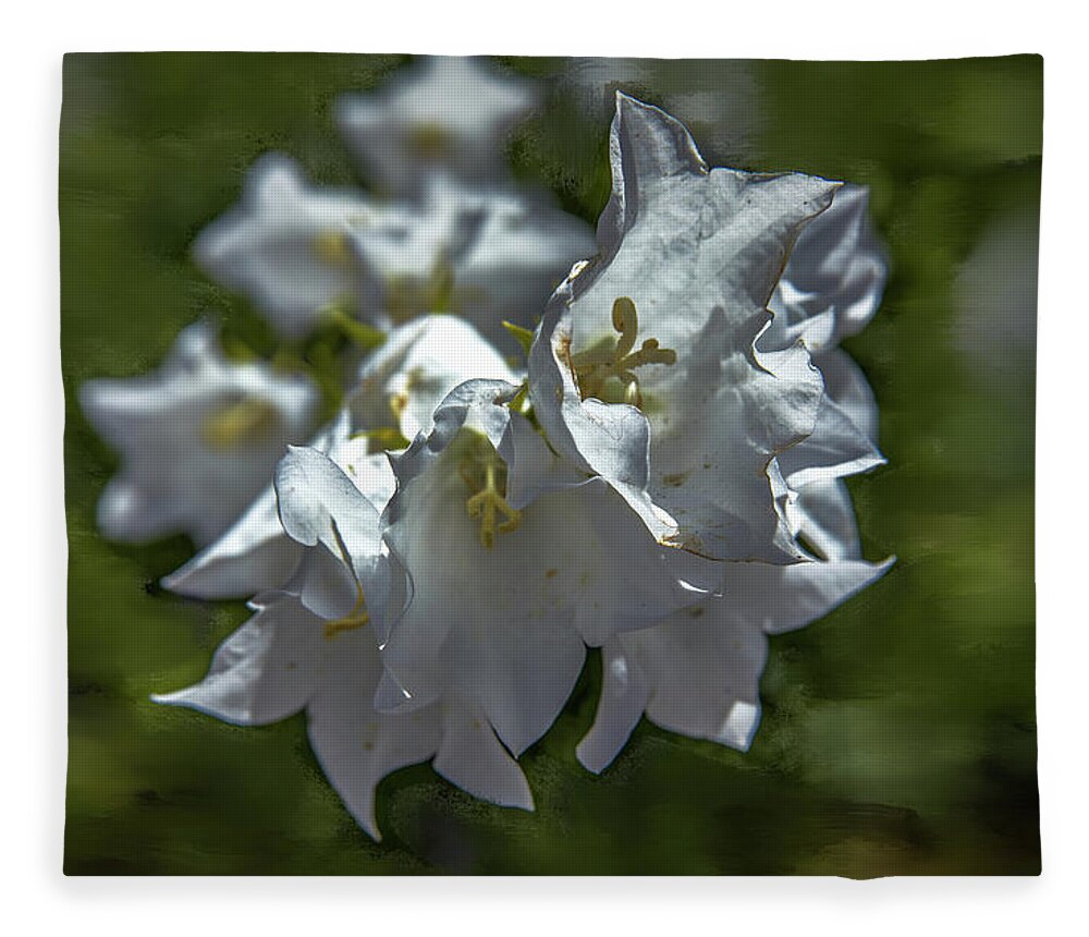White Bells Fleece Blanket featuring the photograph White bells #g5 by Leif Sohlman