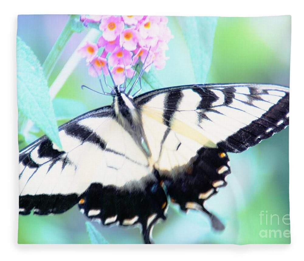 Butterfly Fleece Blanket featuring the photograph Wings by Merle Grenz