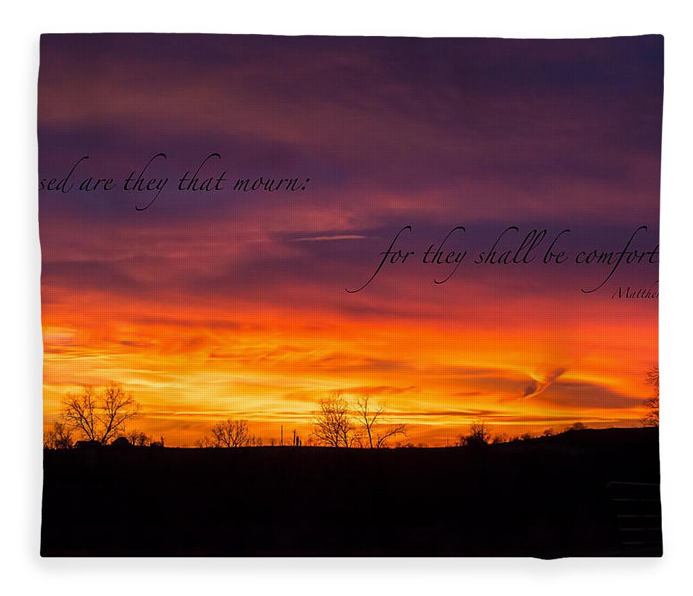 Landscape Fleece Blanket featuring the photograph Finding Some Comfort Within The Clouds by Holden The Moment