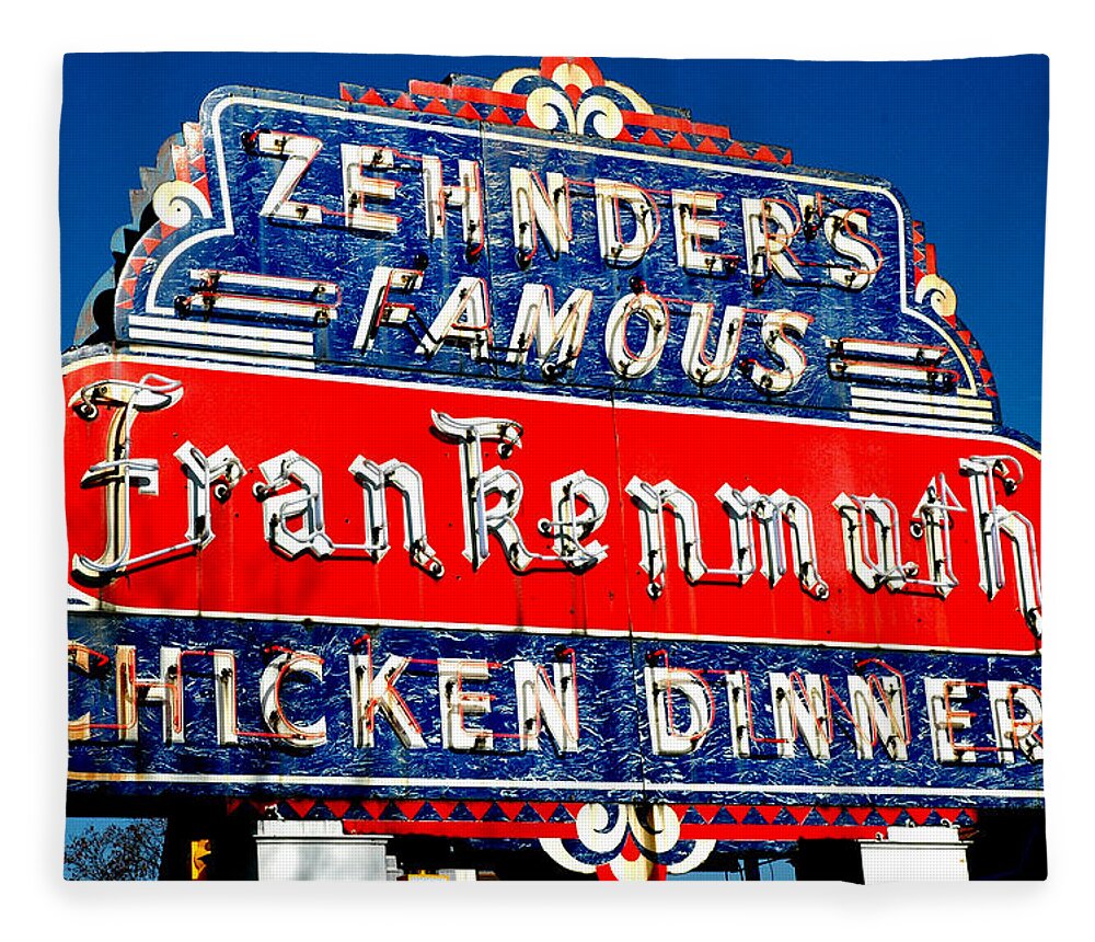 Usa Fleece Blanket featuring the photograph Zehnder's Frankenmuth Michigan by LeeAnn McLaneGoetz McLaneGoetzStudioLLCcom