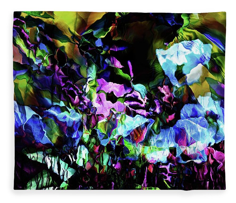Fine Art Fleece Blanket featuring the digital art 062219 by David Lane