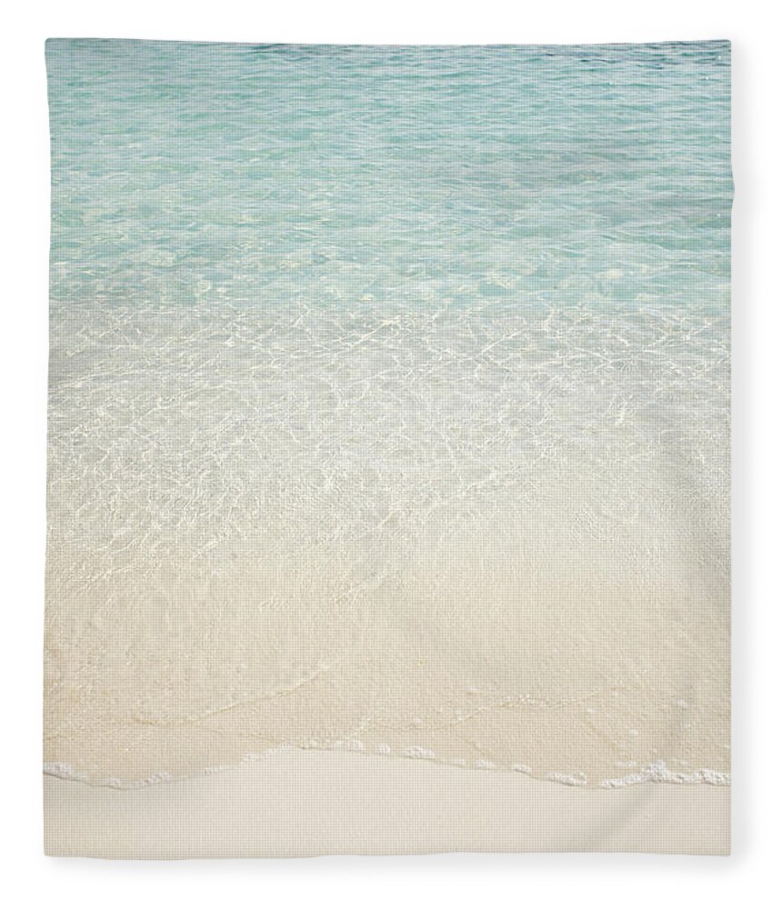 Curve Fleece Blanket featuring the photograph Beach #1 by Temmuzcan