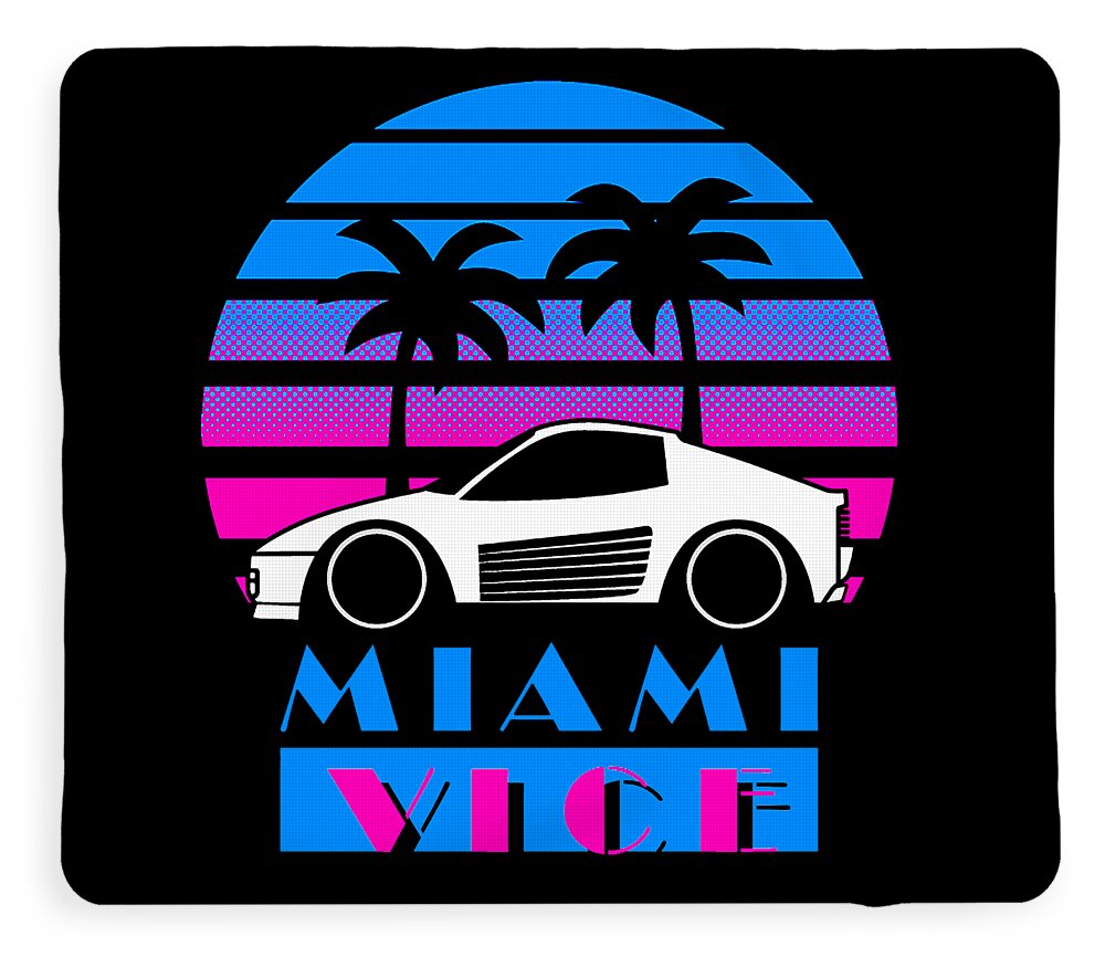 Miami Vice Fleece Blanket