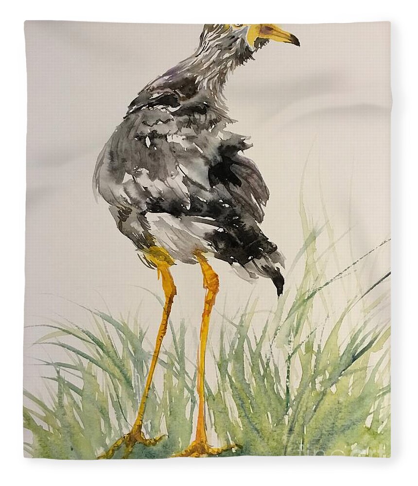1332019 Fleece Blanket featuring the painting 1332019 by Han in Huang wong